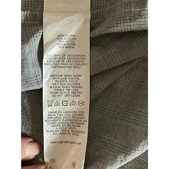 Penguin by Munsing Wear long sleeve button up Men’s shirt gray size Small - Picture 6 of 9